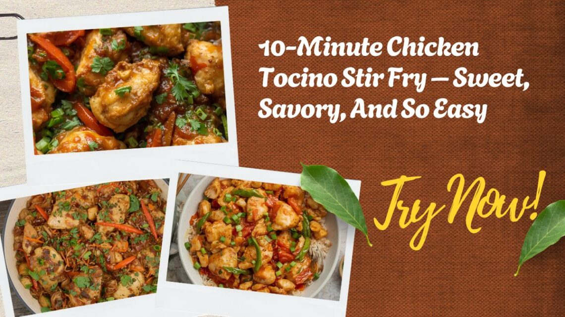 10-Minute Chicken Tocino Stir Fry – Sweet, Savory, And So Easy